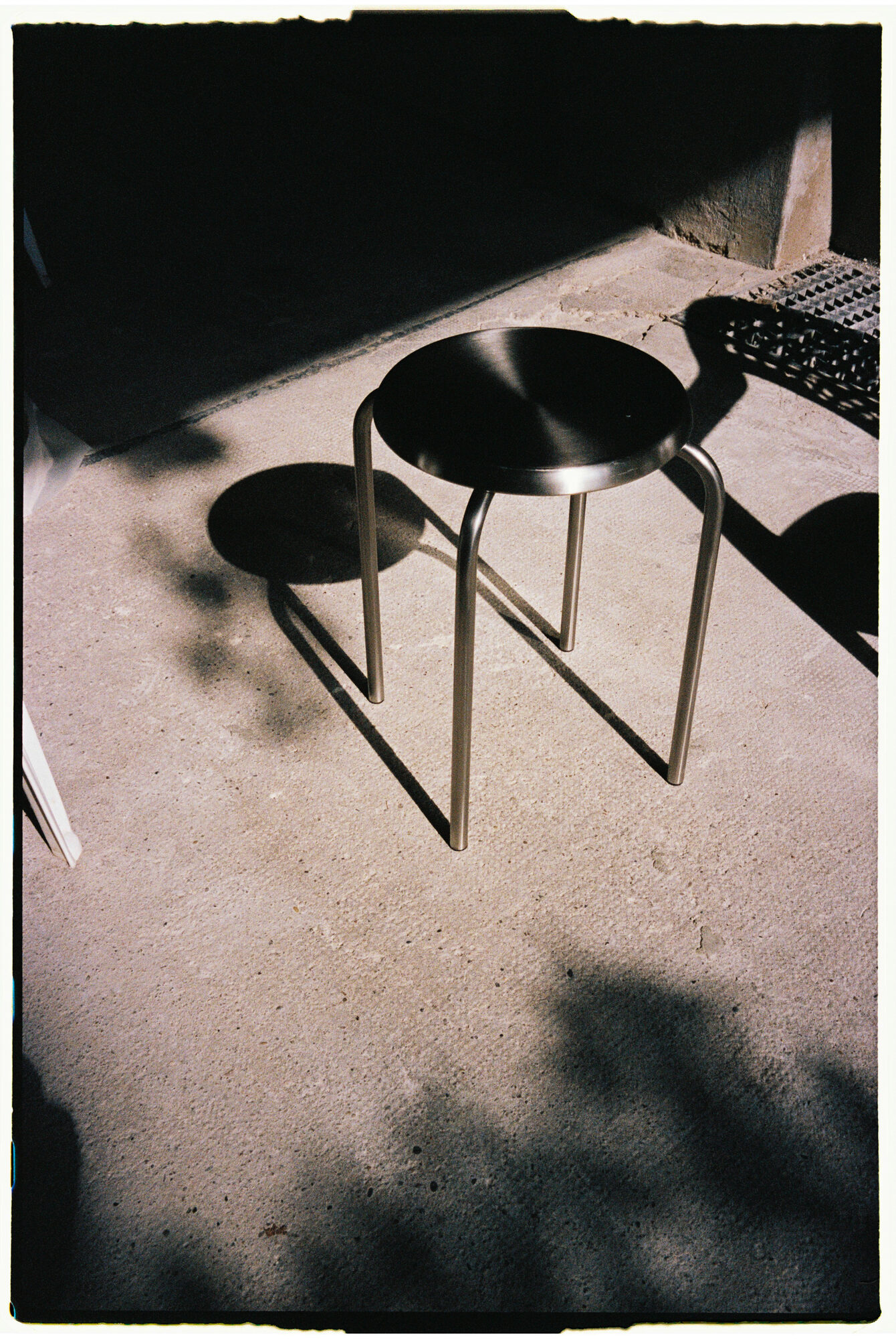 chill and grill, blumen-installation in der halle