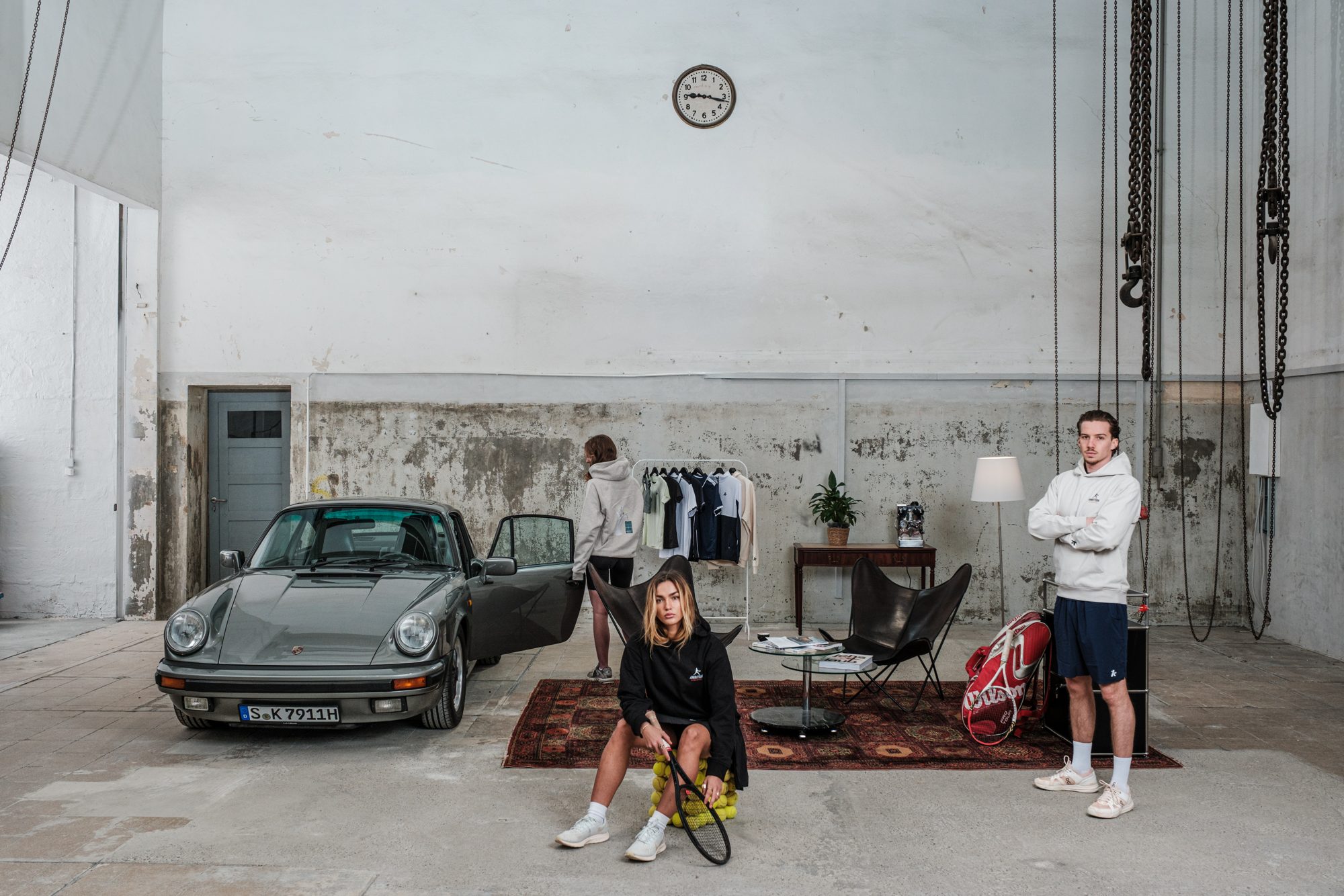 Editorial-Produktion in der Halle